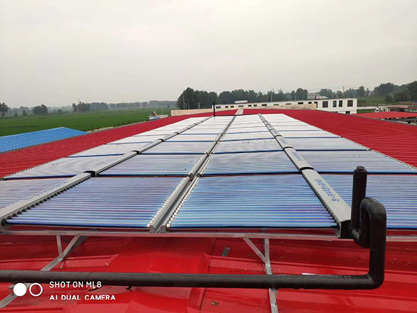 【商用太陽能】江蘇盱眙馬壩屠宰場(chǎng)太陽能集熱系統(tǒng)